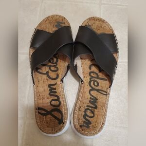 Sam Edelman Jen Espadrille Leather Slides